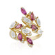 Zilveren ring met rhodolieten