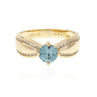Gouden ring met een Ratanakiri zirkoon (de Melo)