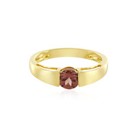 Zilveren ring met een roze zirkoon