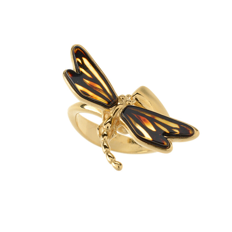 Zilveren ring met Barnsteen Trendy