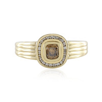 Gouden ring met een SI2 Bruine Diamant (de Melo)