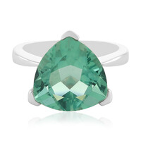 Zilveren ring met een Esperanza fluoriet