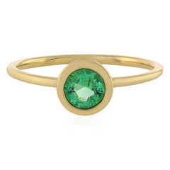 Gouden ring met een Ethiopische smaragd