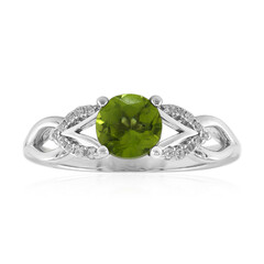 Zilveren ring met een Birmese Peridoot