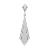 Zilveren hanger met zirkonen