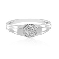 Zilveren ring met I2 (I) Diamanten