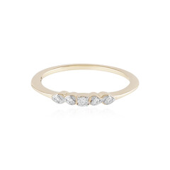 Gouden ring met een SI1 (H) Diamant