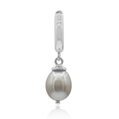 Zilveren hanger met een zoetwater kweekparel (TPC)