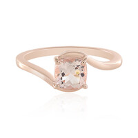 Zilveren ring met een morganiet