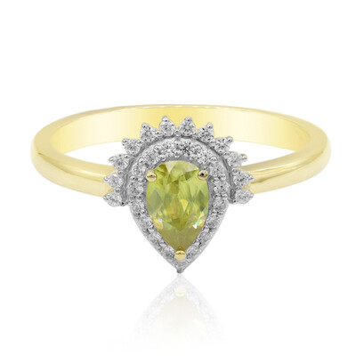 Gouden ring met een Sfeen