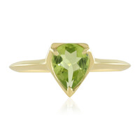 Zilveren ring met een peridoot