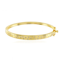 Zilveren armband met PK (J) Diamanten