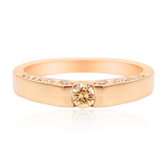 Gouden ring met een SI Rose de France Diamant