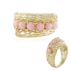 Gouden ring met roze opalen (Ornaments by de Melo)