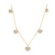 Gouden halsketting met I1 (H) Diamanten (CIRARI)