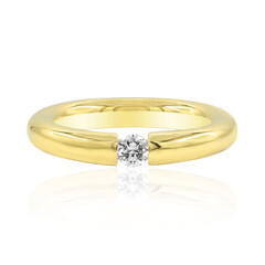 Gouden ring met een IF Diamant (D)