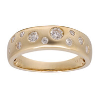 Gouden ring met I1 (H) Diamanten (CIRARI)