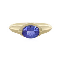 Gouden ring met een AAA tanzaniet (de Melo)
