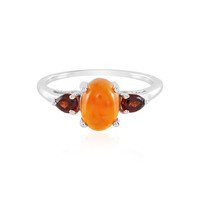 Zilveren ring met een carneool