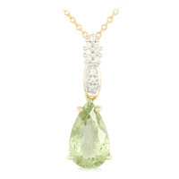 Gouden halsketting met een Paraiba toermalijn (AMAYANI)