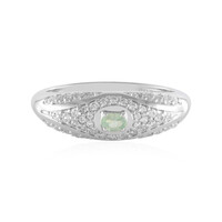 Zilveren ring met een alexandriet