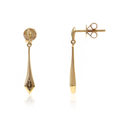 Gouden oorbellen met VS2 Diamanten (F) (de Melo)