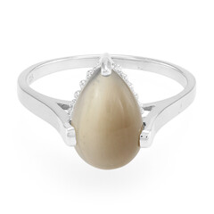 Zilveren ring met een Botswana agaat