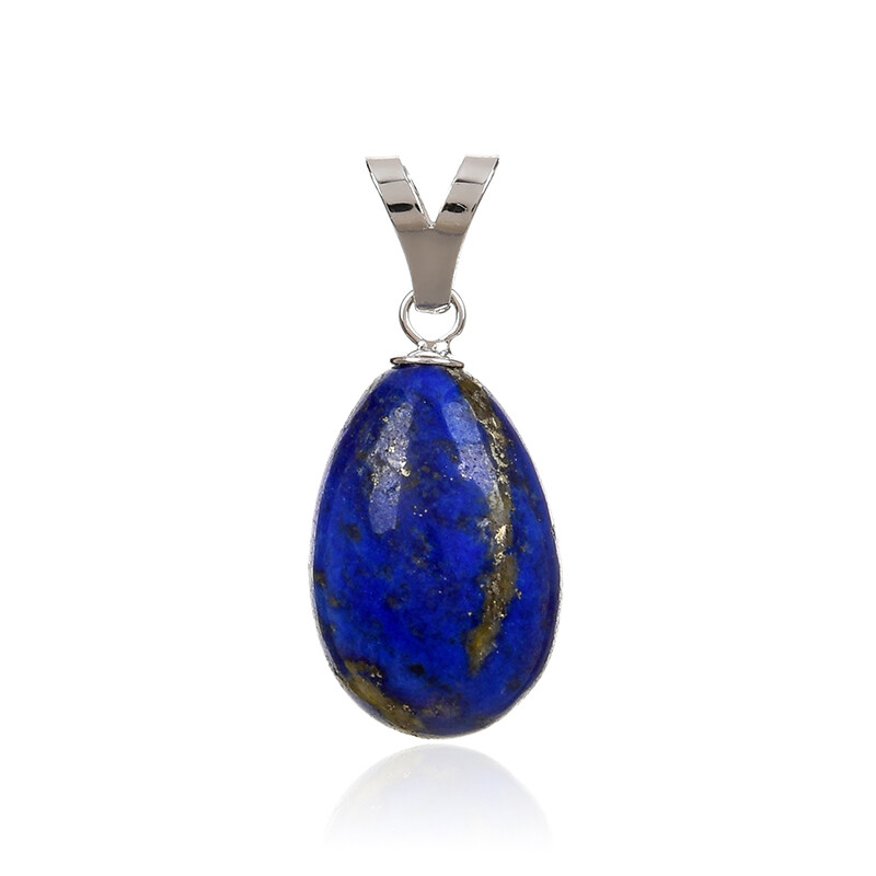 Zilveren Ketting met Bijzondere Hanger Lapis Lazulli/Zilver | De Oude