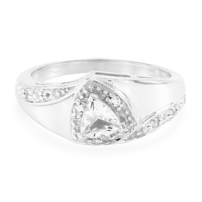 Zilveren ring met een gosheniet
