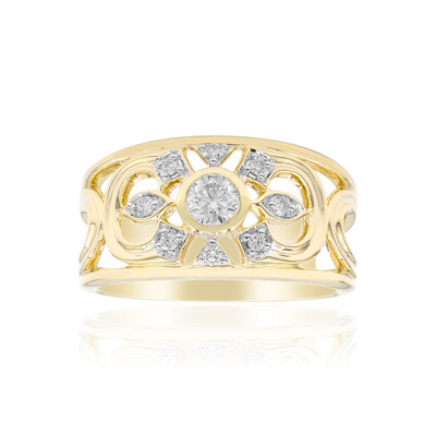 Gouden ring met een Diamant SI1 (G) (Annette)