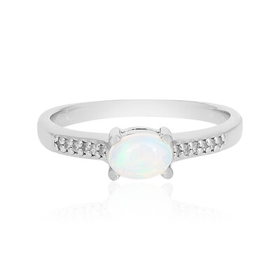 Zilveren ring met een Welo-opaal