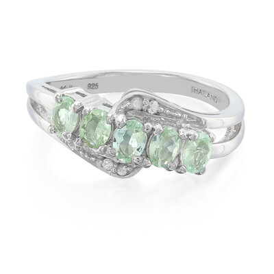 Zilveren ring met Paraiba toermalijnen