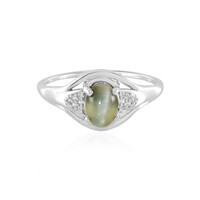 Zilveren ring met een Kattenoog kwarts