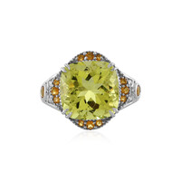 Zilveren ring met een Limoen Kwarts