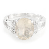 Zilveren ring met een Orthoklaas
