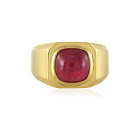 Zilveren ring met een Madagaskar Robijn