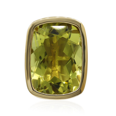 Zilveren hanger met een Ouro Verde kwarts (MONOSONO COLLECTION)