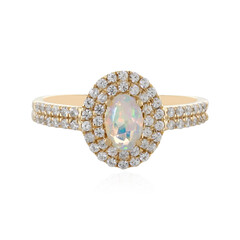 Gouden ring met een Welo-opaal