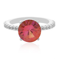 Zilveren ring met een Lotus Bloem Topaas