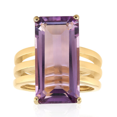 Zilveren ring met een amethist