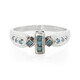 Zilveren ring met Fancy diamanten