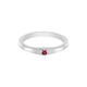 Zilveren ring met een roze spinel