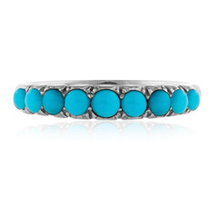 Zilveren ring met een Mine 8 Turkoois
