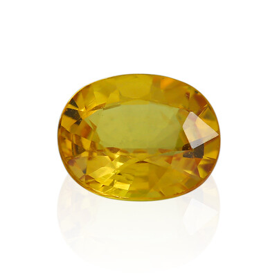 Edelsteen met een Gele Ceylon saffier