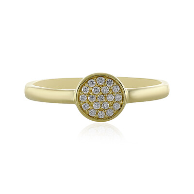 Gouden ring met Loepzuivere (F) Diamanten (LUCENT DIAMONDS)