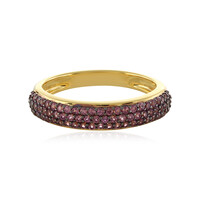 Zilveren ring met rhodolieten