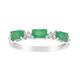 Gouden ring met AAA Zambia smaragden (CIRARI)