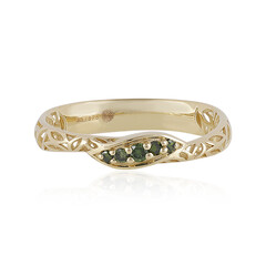 Gouden ring met een I1 Groene Diamant (Ornaments by de Melo)