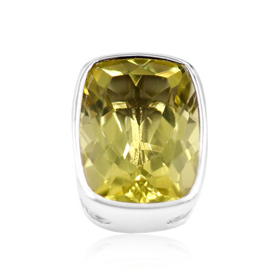 Zilveren hanger met een Ouro Verde kwarts (MONOSONO COLLECTION)