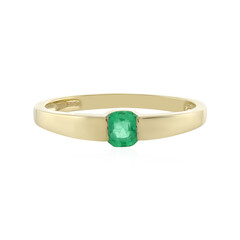 Gouden ring met een Columbiaanse smaragd